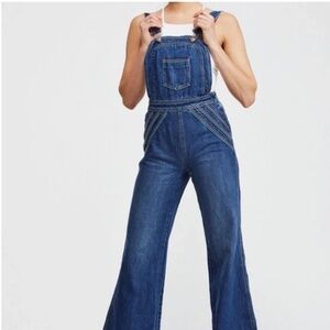 Chasing Rainbows Overalls NWOT